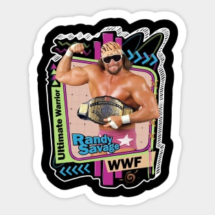 Wrestling Randy Savage Sticker